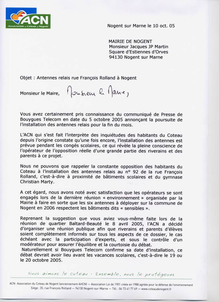 Modele Lettre Demande De Salle Au Maire 