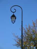 Type de lampadaire rue de Beauté